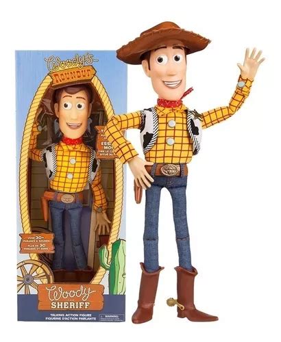 Boneco Woody Toy Story Xerife Fala Frases Colecionável Parcelamento