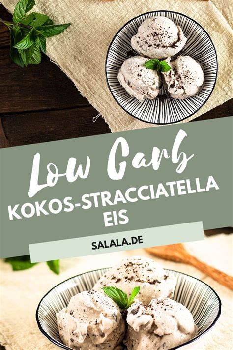 Kokos Stracciatella Eis Ohne Zucker Artofit