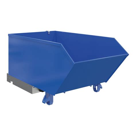 Vestil Cubic Yard Heavy Duty Low Profile Self Dumping Steel