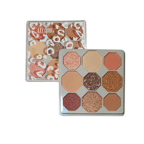 Paleta De Sombras Nude Glitter Kroma Space