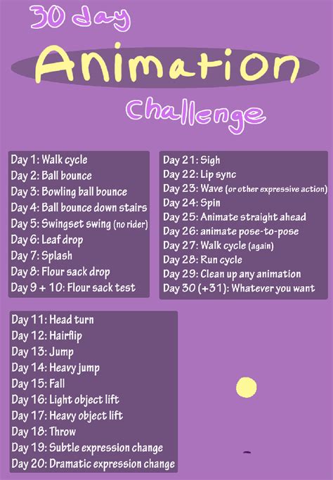 30 Day Challenge – animationport | Art journal challenge, 30 day art challenge, 30 day drawing ...