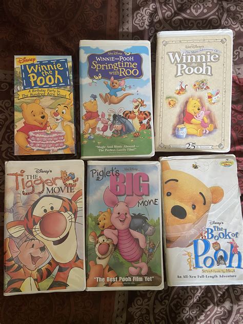 Winnie the Pooh VHS tapes. A few more VHS tapes from my childhood. : r/nostalgia