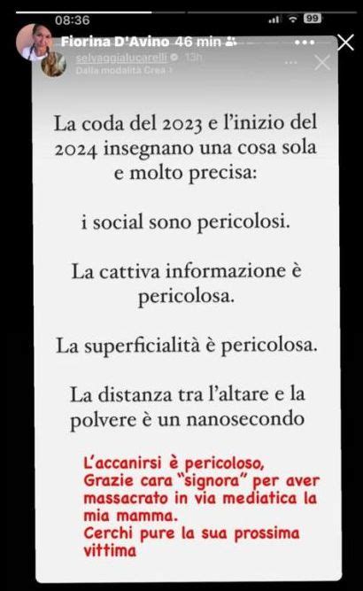 La Figlia Di Giovanna Pedretti Contro Selvaggia Lucarelli Ha