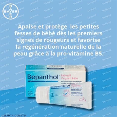 Bepanthol Baby Bepanthen Bébé Fesses Rouges 50 g commander ici en