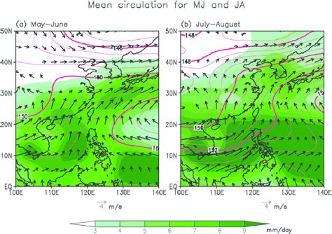 Climatological Mean 850 Hpa Winds Arrows In Units Of M S 21