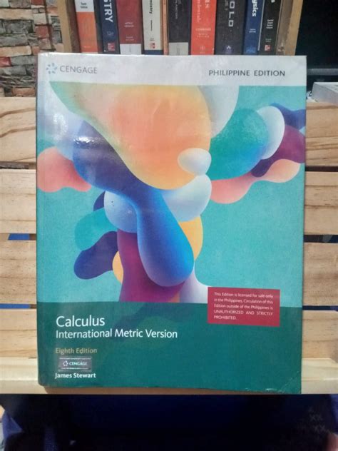 James Stewart Calculus 8th Edition International Metric Version Phil