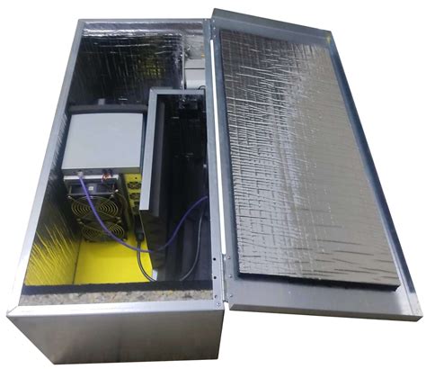 Caja Insonorizada Con Ventilador Reductor Anti Ruido Asic