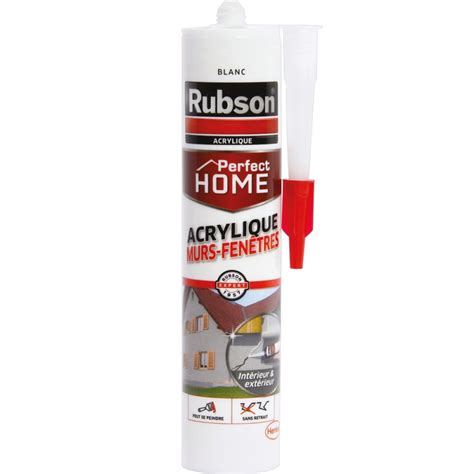 Mastic acrylique murs et fenêtres Rubson 280ml Tout Brico