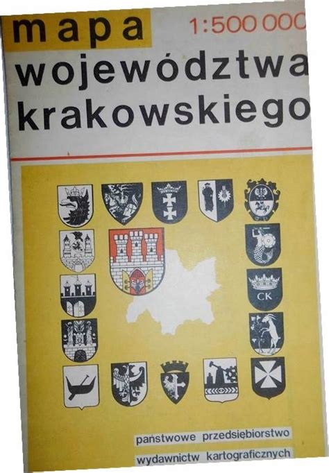 Mapa Wojew Dztwa Krakowskiego Ppwk Oficjalne