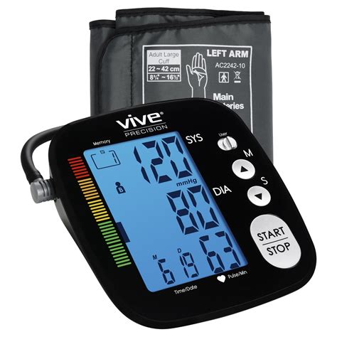 Vive Precision Blood Pressure Machine Heart Rate Monitor Automatic