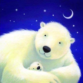 Baby polar bear with mom | Polar bear art, Baby polar bears, Bear