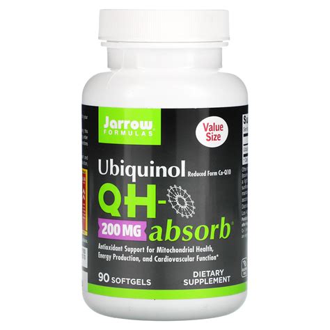 Jarrow Formulas Ubichinolo Qh Absorb Mg Capsule Molli