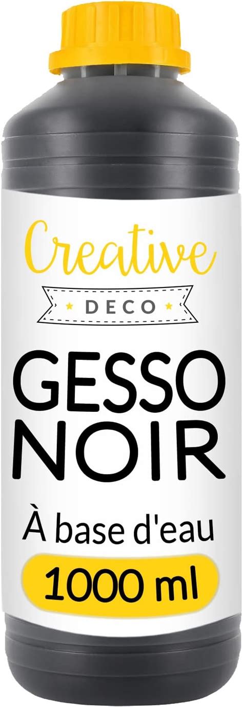 Pébéo Studio Acrylics 500 ML Gesso Noir Gesso Noir Sous couche