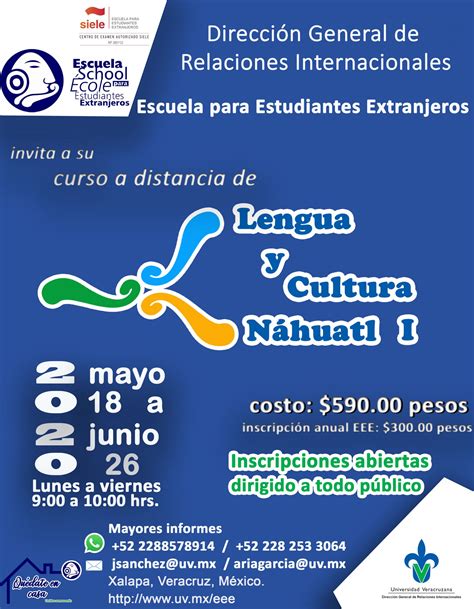 Curso Lengua Y Cultura N Huatl I Escuela Para Estudiantes