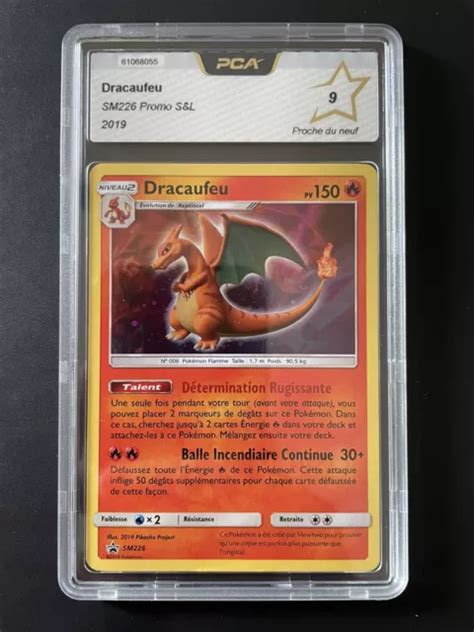 Carte Pokemon Dracaufeu Holo Promo Sm Pca Proche Du Neuf Fr