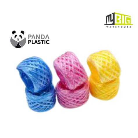 PP RAFFIA STRING ROLL M TALI RAFIA PLASTIK TALI IKAT TEPI 004 8MM