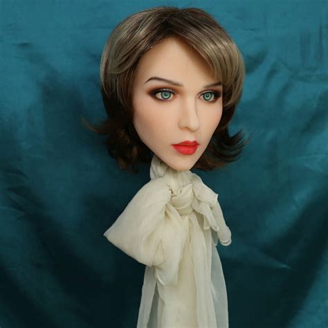 Sex Toys 1pc Sex Doll Head Male Masturbator Channel Sex Doll Head With Realistic Facial