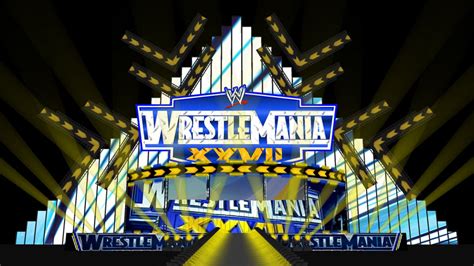 WWE WrestleMania 27 HD Stage Concept #2 | 3D Warehouse