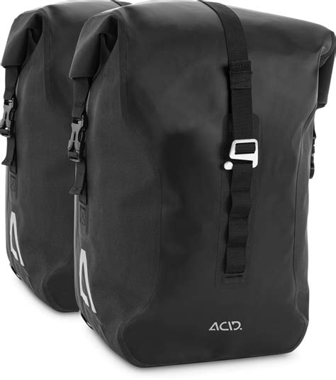 Acid Panniers Travlr Pro X Litre Bags In Black Blue Or Orange