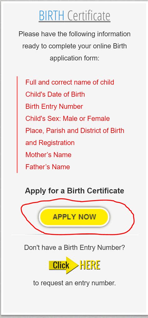 How to apply for your Jamaican Birth Certificate | Jamaican Consulate ...