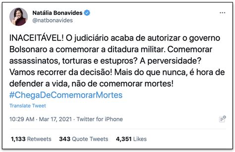 Governo Bolsonaro Ganha Na Justiça Direito De Celebrar Golpe Militar De 64