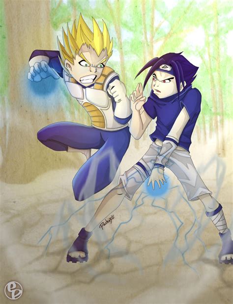 vegeta vs sasuke by IvanPacheko on DeviantArt