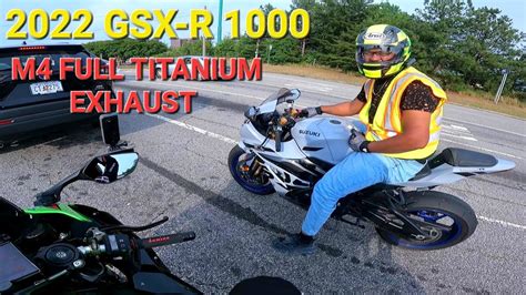 Quan S 2022 GSX R 1000 Gets M4 FULL TITANIUM EXHAUST Daily Commuter Ep