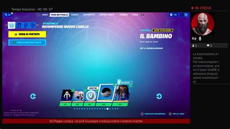 Live Di Cordua934 Giochiamo A Fortnite Codice Creatore MARTEX YouTube