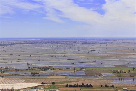 Delta De L`ebre Rice Fields Stock Image Image Of Catalunya Peak