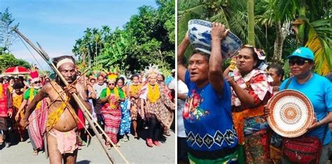 Mengenal Ararem Tradisi Mengantar Mas Kawin Dari Papua