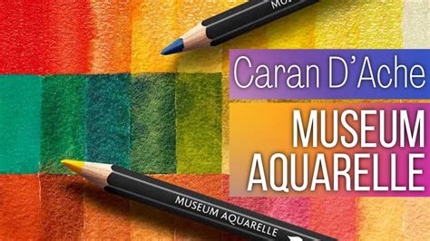 Caran Dache Museum Aquarelle Colored Pencils Review Youtube