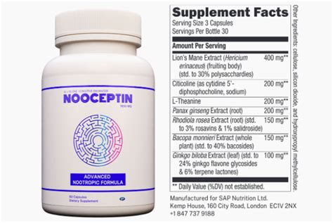 Nooceptin Reviews Effective Brain Booster Or Cheap Ingredients The