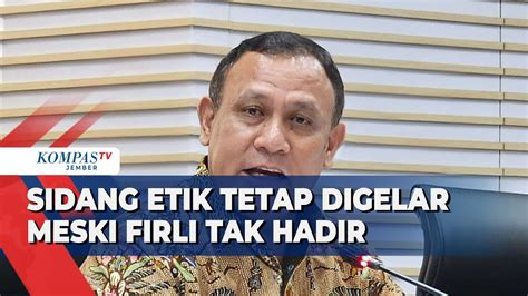 Firli Bahuri Tidak Hadir Dalam Sidang Etik Perdananya Di Dewas KPK