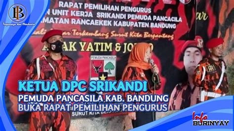 Ketua DPC Srikandi Pemuda Pancasila Kabupaten Bandung Buka Rapat