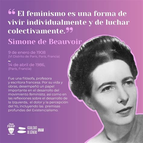 Simone De Beauvoir Coordinaci N Para La Igualdad De G Nero Unam