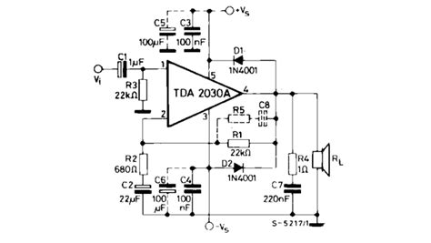 Tda2030 Datasheet Audio Amplifier Circuits Pinout 44 Off Nbkomputer