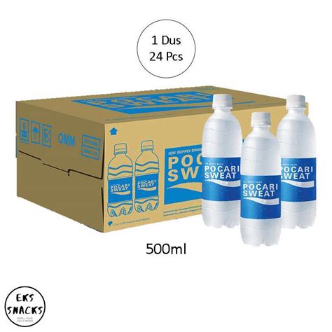 Jual Pocari Sweat Botol Pet 500ml 1 Dus 24 Pcs Di Seller Eks Snacks