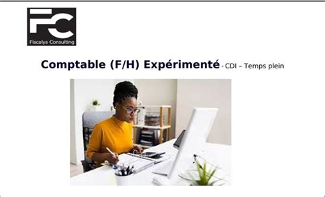 Fiscalys Consulting Recrute Comptale H F Y A Bara Offres D Emplois