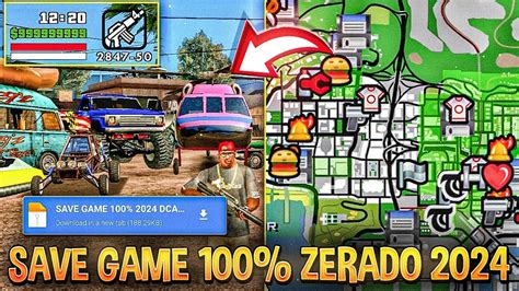 Save Game Zerado Gta Sa Android Save Youtube