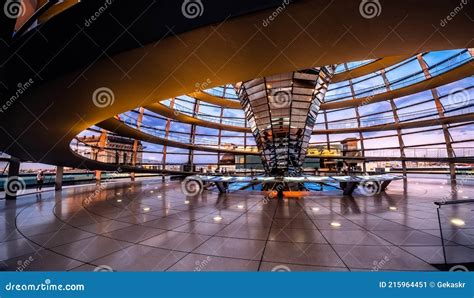 The Reichstag Dome Is A Glass Dome Constructed On Top Of The Rebuilt ...