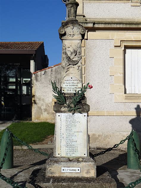 Monument Eerste Wereldoorlog Saint Hilaire Sur Garonne Saint Hilaire