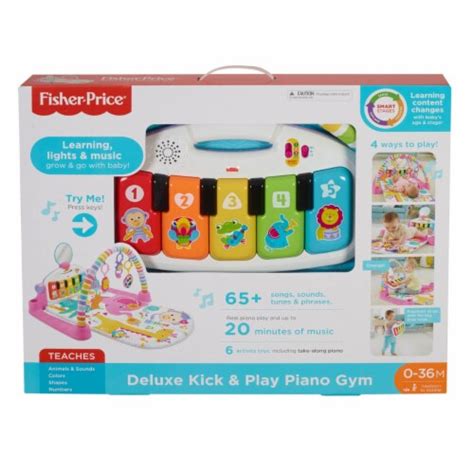 Fisher Price Deluxe Kick Play Piano Gym Pink Unit Kroger