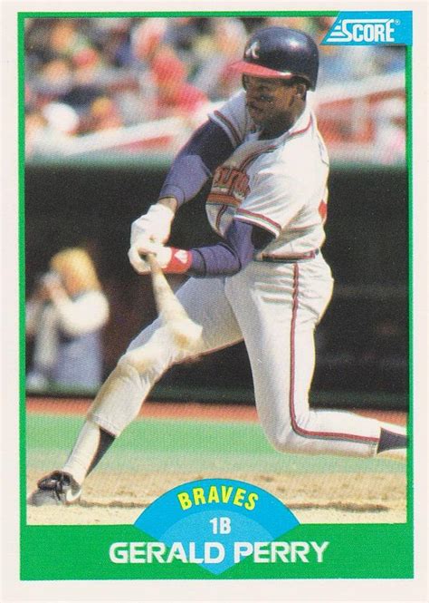 1989 Score 101 Gerald Perry Trading Card Database