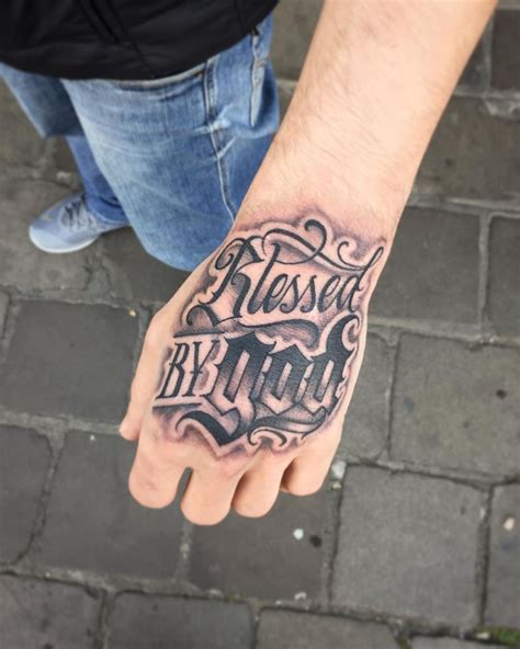 Blessed Hand Tattoos For Guys Cool Forearm Tattoos Tattoos For Guys