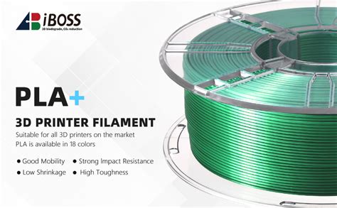 Iboss Pla Silk Filament For D Printer Mm Pla Plus D Printing