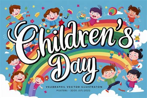 International Childrens Day Vector Illustration Premium Ai Generated