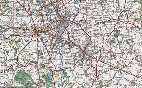 Historic Ordnance Survey Map Of Fenton 1921 Francis Frith