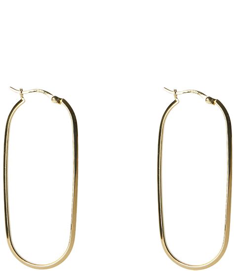 Argento Vivo U Shape Knife Edge Hoop Earrings Dillards