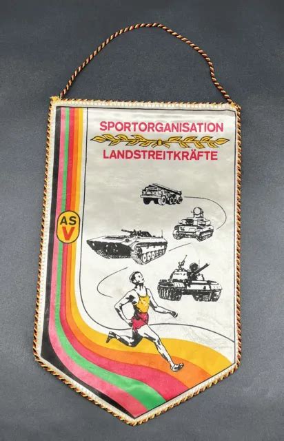 DDR WIMPEL SPORTORGANISATION Landstreitkräfte NVA KA144 EUR 22 00