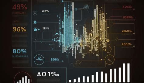 Big Data Analytics Report Infographic With Graph And Chart On Abstract